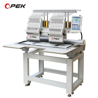 2 Köpfe automatische computergestützte Stickmaschine mit Touchscreen Dahao 10 Zoll A15