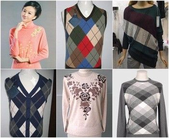 Systemcomputerisierte Flachstrickmaschine für 2,5 Gramm Jacquard-Pullover