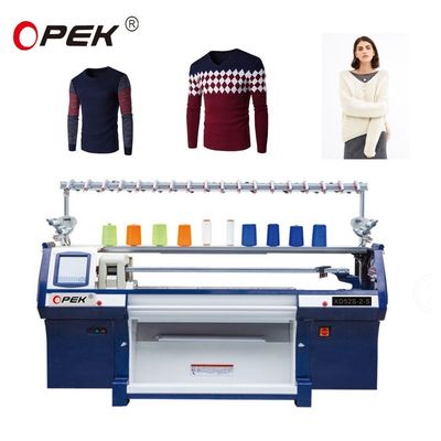 Hochgeschwindigkeits Jacquard-Pullover-Strickmaschine für nahtloses Flachstrickwerk
