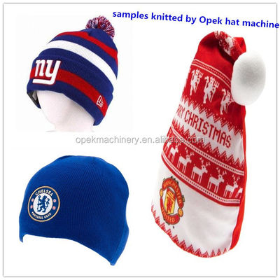 Kleine kreisförmige Strickmaschine für die Produktion von kreisförmigen Beanie-Hüten