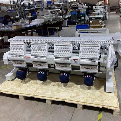 Präzision Automatische Farbwechsel und Trimmer Computer Stickmaschine mit 4 Köpfen