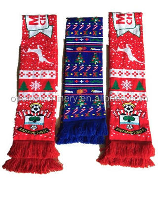 600 Stück/Tag Football Fan Schal Strickmaschine mit schnellen Produktionsgeschwindigkeit