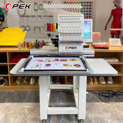 60*60 cm Arbeitstisch Hochgeschwindigkeits-Einkopf-Computer Stickmaschine mit Dahao Software