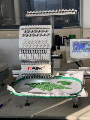 60*60 cm Arbeitstisch Hochgeschwindigkeits-Einkopf-Computer Stickmaschine mit Dahao Software