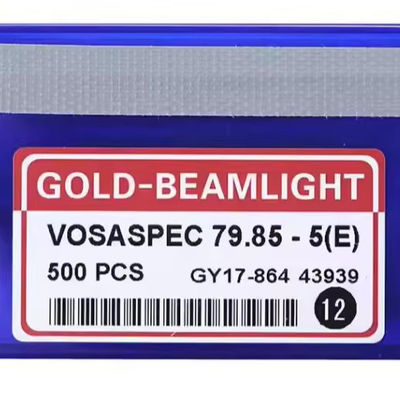 VOSSPE 79.85-5 GOLD-DEAMLIGHT-Metall-Flachstrickmaschine Nadel für Präzisionsstrick