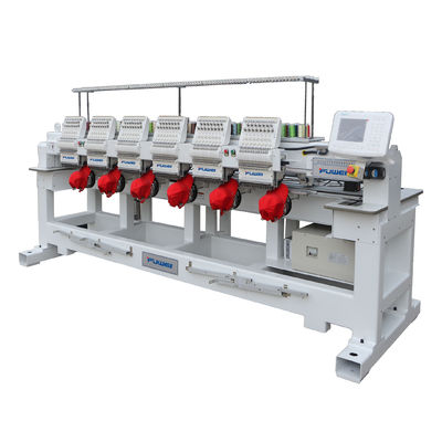 6 Köpfe Klebeband Stickmaschine für Kleidung und Kappen Vielseitige Sticklösung