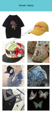 6 Köpfe Klebeband Stickmaschine für Kleidung und Kappen Vielseitige Sticklösung