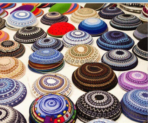 Einzelhandelsmarkt Arabische muslimische Kappe Strickmaschine Kreisförmiges Design für Einzelhändler