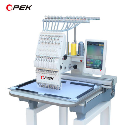 60*60cm Arbeitstischgröße Computergestützte Stickmaschine für T-Shirt mit flacher Mütze LOGO
