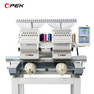 Sprache 14 Sprachen Unterstützung OPEK 12 15 Computerisierte T-Shirt Handtuch Stickmaschine
