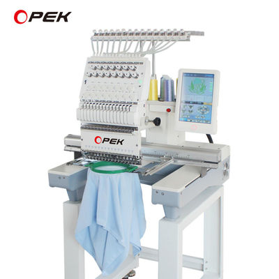 Home Flat Cap T-Shirt Computer Stickerei Nähmaschine mit anderen Kopf-Intervall