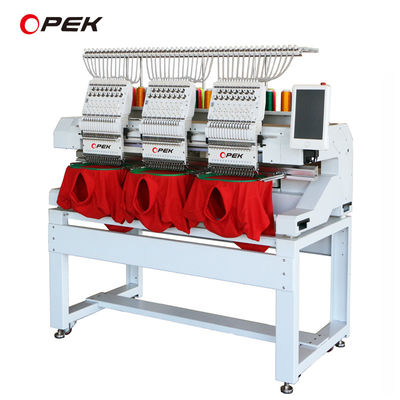 OPEK T-Shirt Stickmaschine mit Dahao A15 Computer und maximale Geschwindigkeit von 1200 RPM