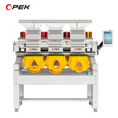 OPEK T-Shirt Stickmaschine mit Dahao A15 Computer und maximale Geschwindigkeit von 1200 RPM
