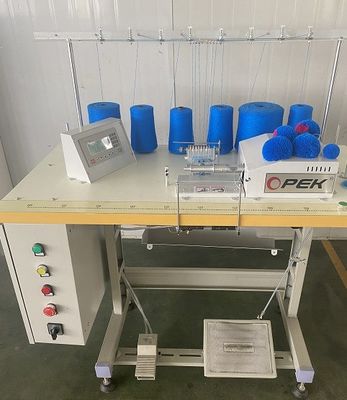 2022 Pompom-Hutmaschine mit flachem Strick-Stil und Hilfsknotenfunktion