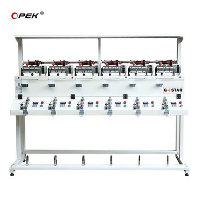 12 Köpfe Automatische Garnenwickelmaschine Wicklung Chenille mit 0,80*0,80*1,20m Größe