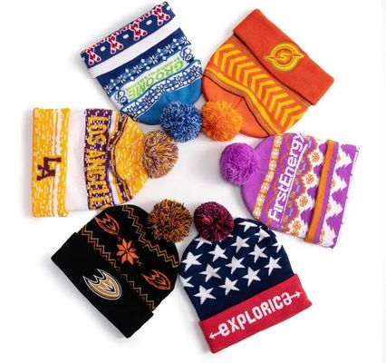 OPEK365 Hochgeschwindigkeits-computergestützte Jacquard Beanie Hutkappe und Schal Strickmaschine