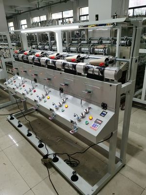 12 Köpfe Automatische Garnenwickelmaschine Wicklung Chenille mit 0,80*0,80*1,20m Größe