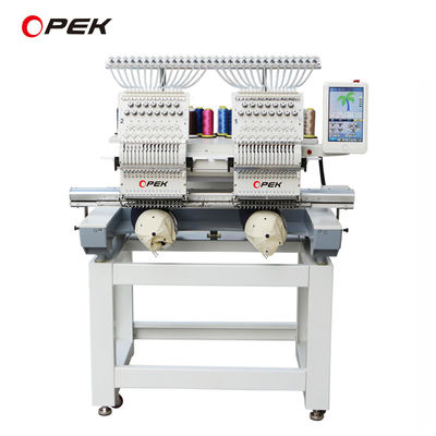 Kappenfahrer 2 Köpfe Industriecomputer Kappe T-Shirt Bekleidung Hut Flachstickmaschine