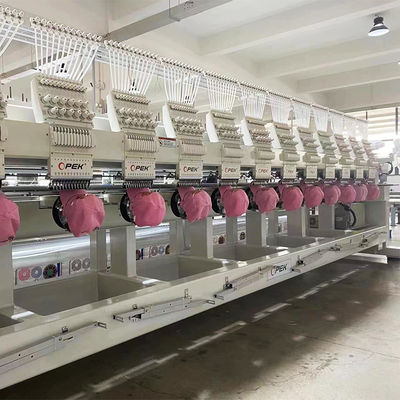 12 Kopf Computerstickmaschine Max. Fläche 400*450 mit Standards aus Seide