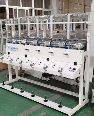 1100 m/min Geschwindigkeit Kegelgarn Bobbin Wickelmaschine perfekt für präzise Gewinde Wiederaufwicklung