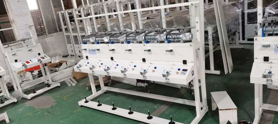 1100 m/min Geschwindigkeit Kegelgarn Bobbin Wickelmaschine perfekt für präzise Gewinde Wiederaufwicklung