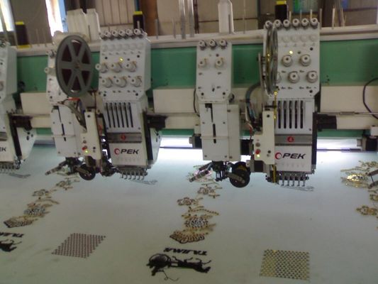 12/15 Nadeln 6 Kopf Stickmaschine mit ISO/CE/ETL-Zertifikat