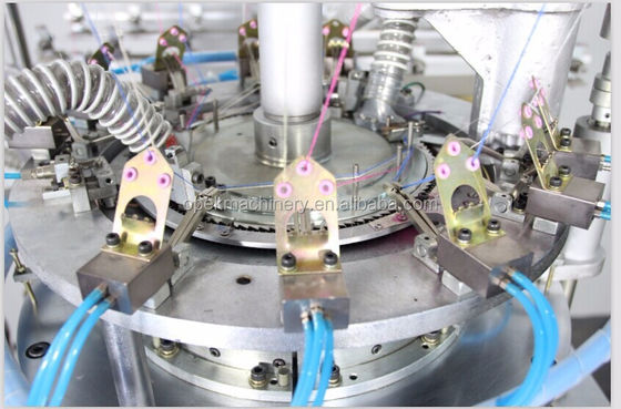 Max RMP 120 RMP Hochgeschwindigkeit 4 Farben Jacquard Computerisierte Kniehaut Strickmaschine