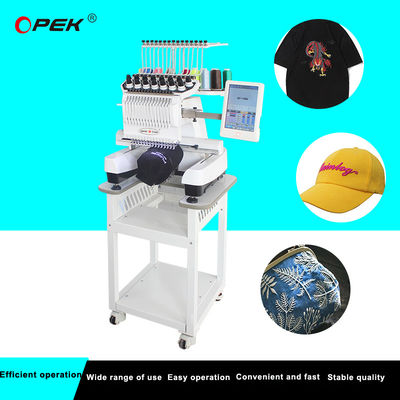 Kappen Stickmaschine OPEK Einkopf für T-Shirt Hut Flach Hochgeschwindigkeitscomputerisiert