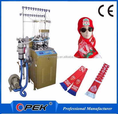 9 Zoll Strickbreite OPEK Schal Tassel Fringe Herstellungsmaschine für die Schalproduktion