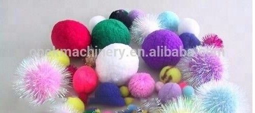 3 GG Polyester Pompom Fringe Maschine für die Produktion von runden Pompom
