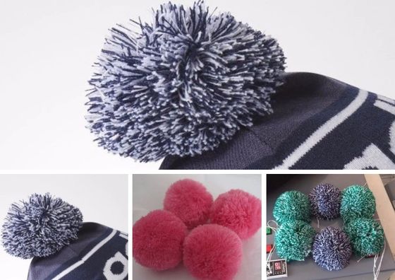 Professionelle Pompon Tassel Nähmaschine zum Stricken Breite 1,5-15cm und Gewicht 55kg