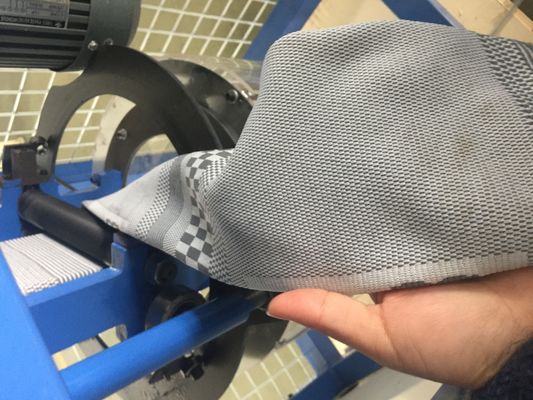 Jacquard-Kniehauthersteller für Sportkniebeutel Computerisierte und fortschrittliche Technologie