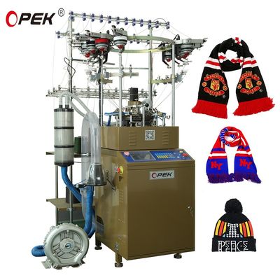 Opek nahtlose Strick-Hut und Beanie-Maschine mit vollständig computergestütztem Steuerungssystem